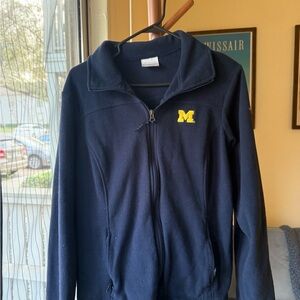 Navy Columbia Michigan Fleece